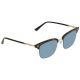 Gucci Gg0389S008 53 Man Metal Rectangular Square Havanablackblue Nb